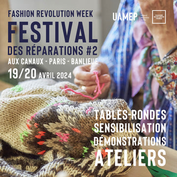 Atelier reprisage dans le cadre du Festival des Réparations #2 organisé par UAMEP + Fashion Revolution France - 20.04.2024