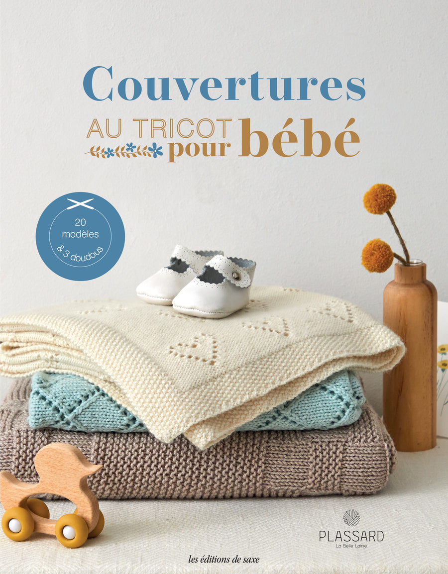 Couvertures au tricot pour bébé - Les Editions de Saxe