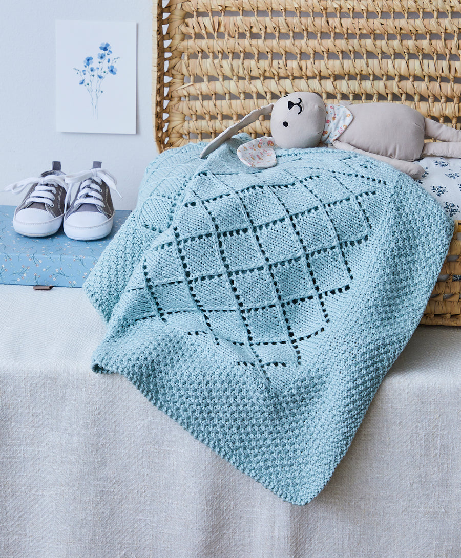 Couvertures au tricot pour bébé - Les Editions de Saxe